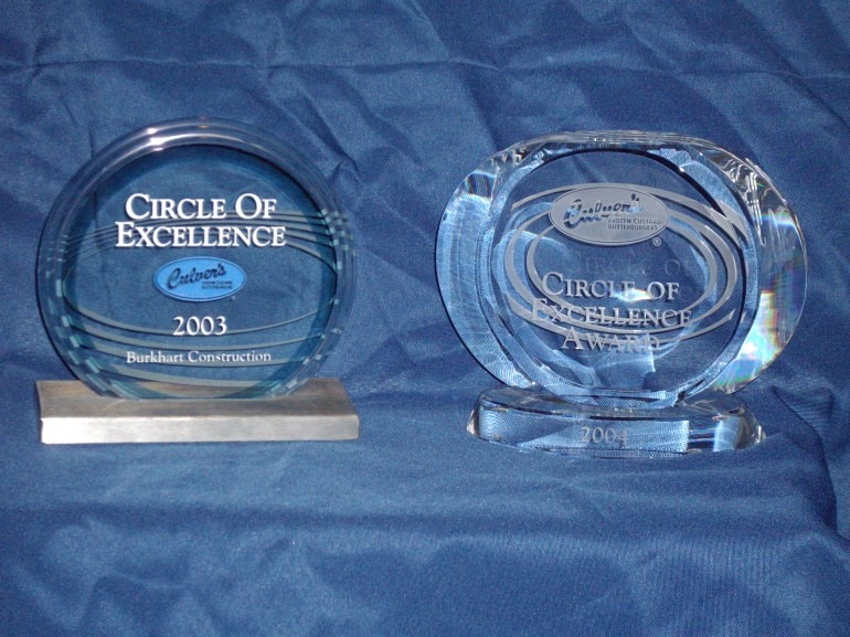 Culvers Restaurant Circle of Excellence Awards Construction